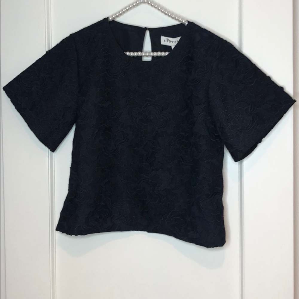 Keepsake The Label Nothing Else Black Lace Top NWT - Picture 2 of 7